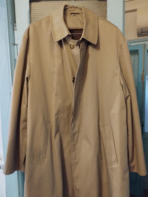 vendo cappotto in pelle vintage, trench vintage e giaccone invernale nero - Foto 2
