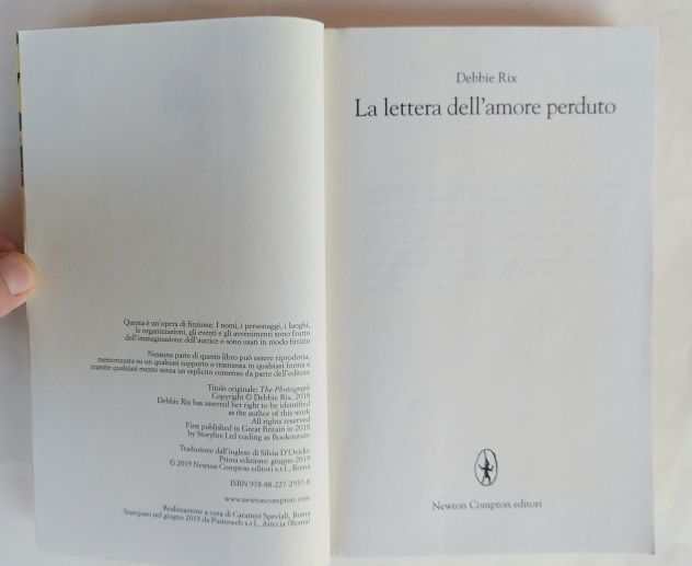 La lettera dell'amore perduto di Debbie Rix 1°Ed.Newton Compton Editori, 2019 - Foto 5