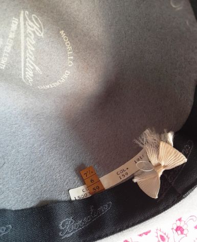 cappello classico vintage borsalino falda larga - Foto 4