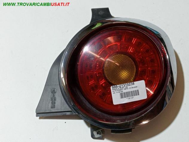 FANALE POST. DX 999-U1310238 Parti elettriche  Fanaleria  Fanali  Fanale post. dx. ALFA ROMEO - MITO - 01-06-2008 -