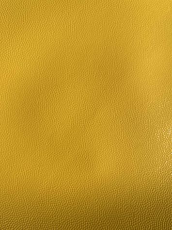 Pelle di vitello stampa chicco di riso giallo - Sp.1,8 - Foto 3