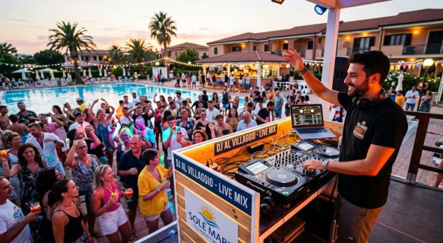 DJ GESTINE SHOW E FESTE IN SPIAGGIA
