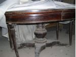 Tavolo ovale allungabile in noce Luigi Filippo 800
