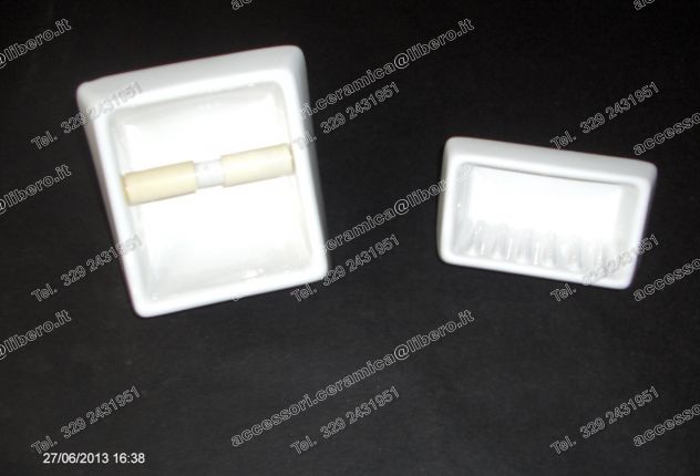 #ASSORTIMENTO di PORTASAPONI BAGNO Porcellana 'SPEA'_ VINTAGE - Foto 8