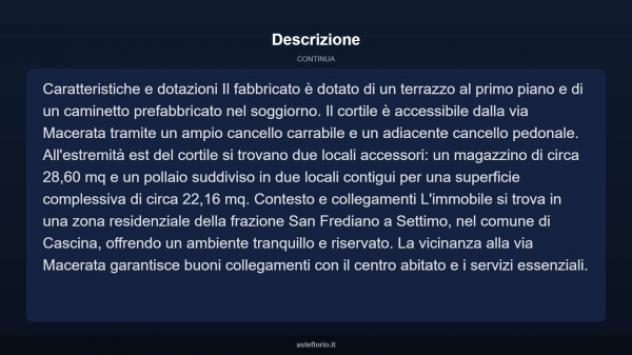 Immobile in asta di 165 m², box auto in vendita a Cascina - Foto 13