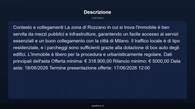 Immobile in asta di 215 m², box auto in vendita a Rozzano - Foto 12