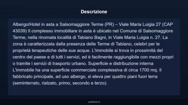 Immobile in asta di 1700 m² in vendita a Salsomaggiore Terme - Foto 4