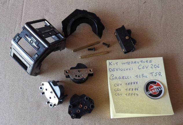 Interruttore luci frecce clacson arresto Garelli TSR GR 5089816300 CEV 206