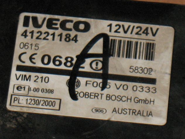 0281011228 KIT ECU CENTRALINA IVECO DAILY 3.0 EDC16C39 504073032 1039S62635 - Foto 3