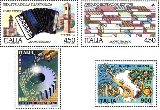 ITALIA francobolli serie: LAVORO ITALIANO - Foto 4