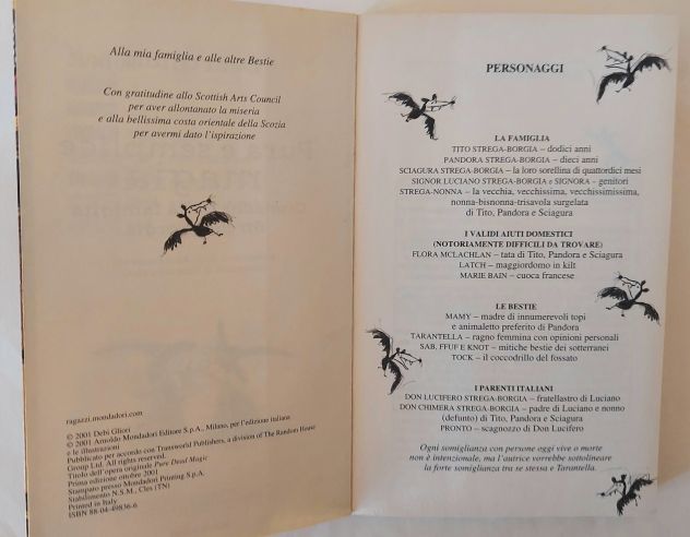 Pura e semplice magia. Strega-Borgia di Debi Gliori 1°Ed. Mondadori, 2001 - Foto 5