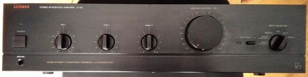 Amplificateur Intégré Luxman LV-92 - Vintage Noir - Occasion Fonctionnel - 6 Entrées