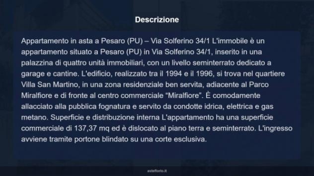 Immobile in asta di 137 m² con più di 5 locali e box auto in vendita a Pesaro - Foto 17