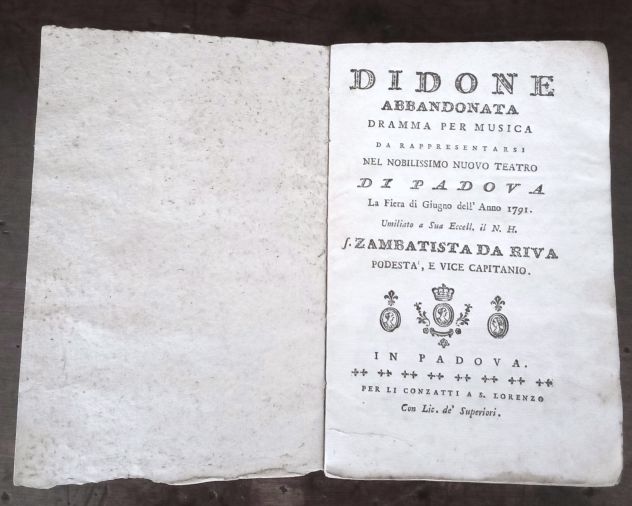 Antichi libretti d'opera