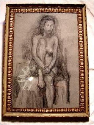 Quadro donna vintage