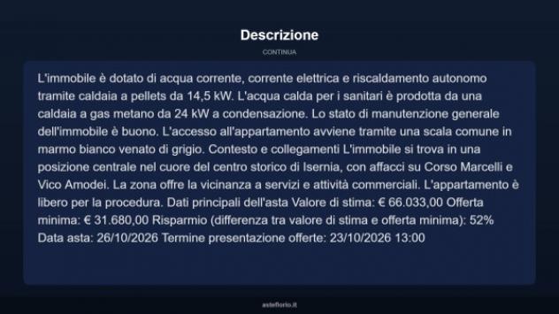 Immobile in asta di 114 m² con più di 5 locali in vendita a Isernia - Foto 13