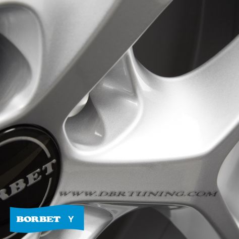 Cerchi lega 16 BORBET Y Silver Polo Ibiza Fabia - Foto 3
