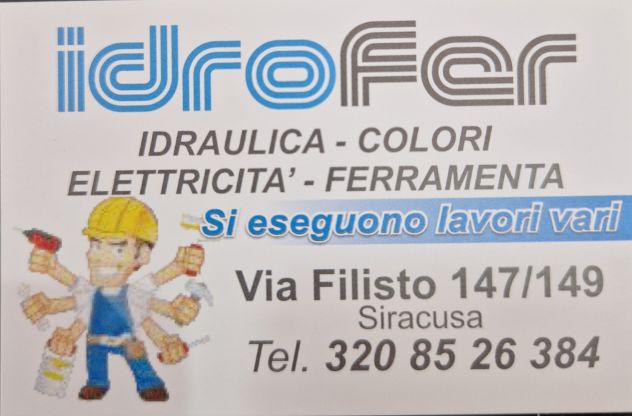 IDRAULICA -----SI EFFETTUANO LAVORI