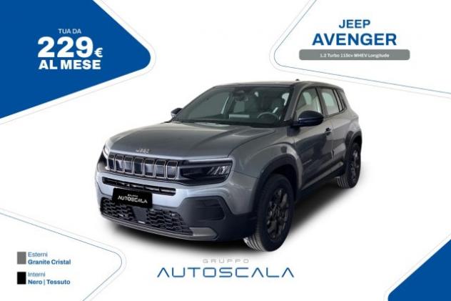 JEEP Avenger 1.2 Turbo 110cv MHEV Longitude rif. 24000447