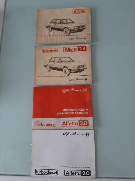 ALFA ROMEO ALFETTA 3 PEZZI USO E MANUTENZIONE ORIGINALI - Foto 4