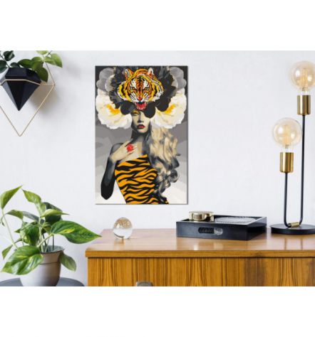 Quadro Fai Da Te Ritratto Femminile N.2 ARREDALACASA Spedizione Gratis - Foto 2