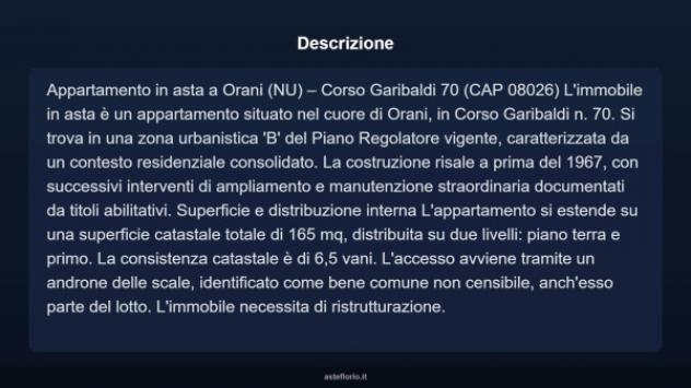 Immobile in asta di 165 m² con più di 5 locali in vendita a Orani - Foto 18
