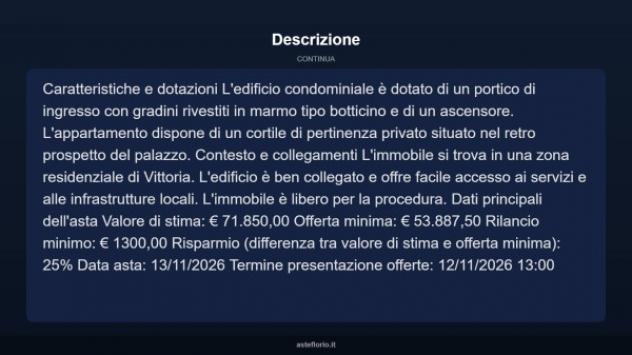 Immobile in asta di 111 m² in vendita a Vittoria - Foto 17