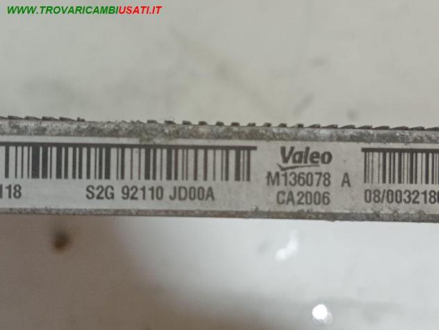 CONDENSATORE A-C 999-U1561322 Raffreddamento Termico Clima Condensatore a-c NISSAN - QASHQAI - 01-12-2006 - 01-03-2010, NISSAN - QASHQA