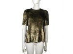 Top shirt dorato elegante per la sera di Etro - tg. 40