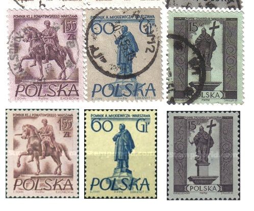 A167 - RARA VARITA' DI FRANCOBOLLI POLONIA