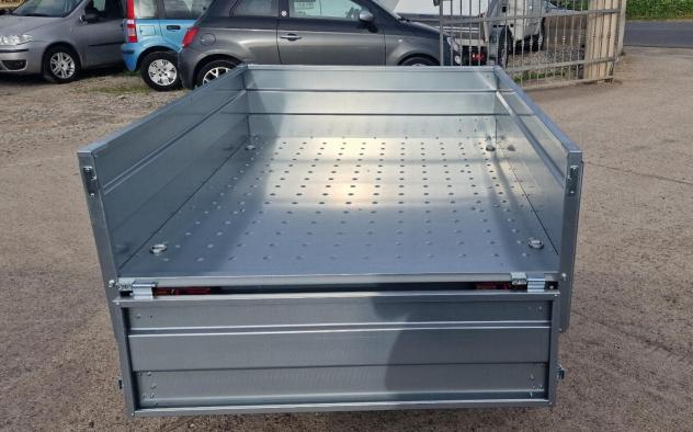 Rimorchio Cresci B3 450 Kg cm142x111x34H con freni - Foto 10