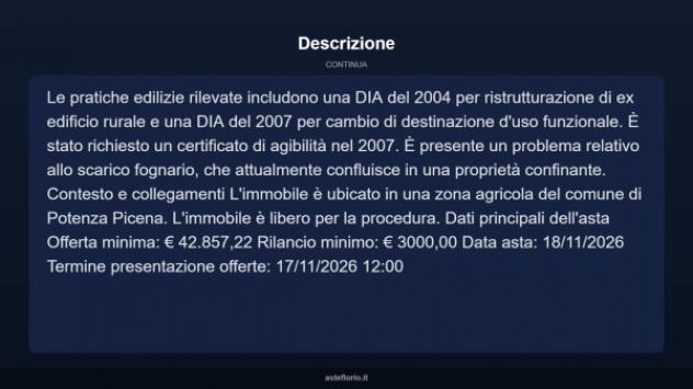 Immobile in asta di 154 m² in vendita a Potenza Picena - Foto 5