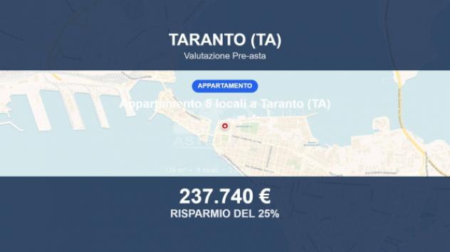Immobile in asta di 134 m² con più di 5 locali in vendita a Taranto