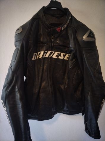 Giacca in pelle nera Dainese - Foto 2