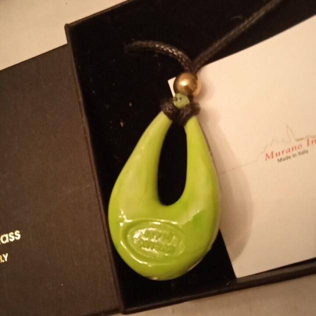 Pendente Murano Glass Murrina in vetro e oro - Foto 4
