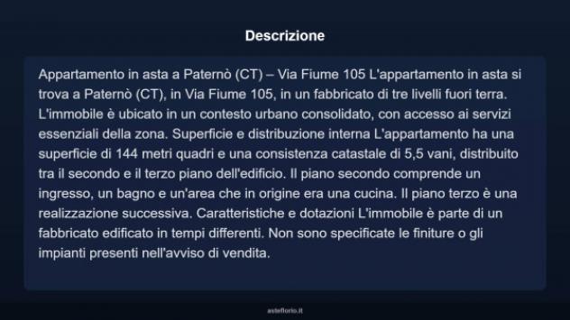 Immobile in asta di 144 m² in vendita a Paternò - Foto 6