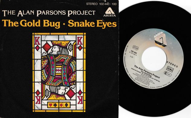 THE ALAN PARSONS PROJECT - The Gold Bug / Snake Eyes - 7'' / 45 giri 1980 Arista - Foto 2