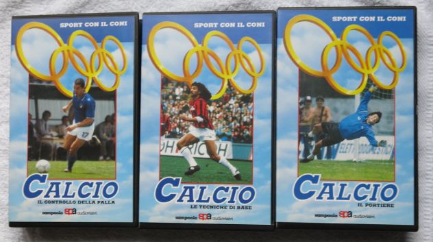 N° 3 VHS PAL - SCUOLA CALCIO - DELLA SAMPAOLO AUDIOVISIVI - - Foto 2