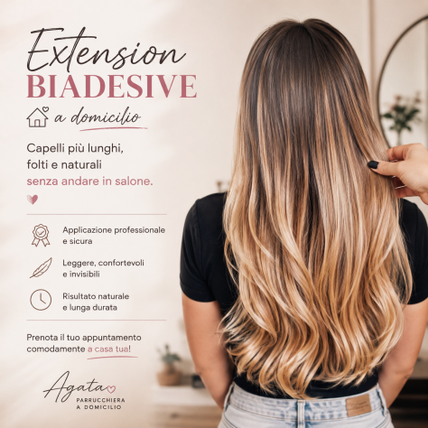 Extension biadesive a domicilio ✨