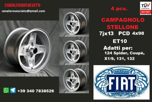 Campagnolo stellone 7x13 et10 4x98 Fiat 124 128
