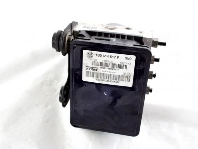 1S0614517F CENTRALINA POMPA AGGREGATO ABS SKODA RAPID 1.6 D 66KW 5M 5P (2015) RICAMBIO USATO