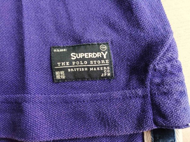 Polo viola Superdry - Foto 2