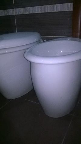 vaso bidet sanitari falerii ciottoli bianca ceram - Foto 2