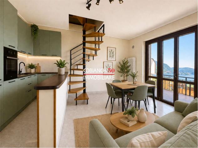 V000849 - ARIZZANO, BILOCALE DUPLEX RISTRUTTURATO VISTA LAGO