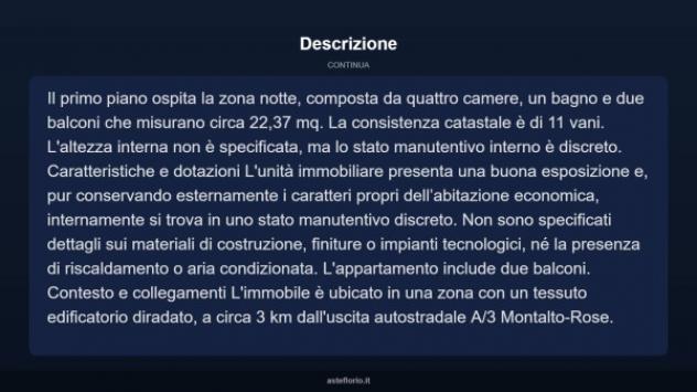 Immobile in asta di 273 m² con più di 5 locali in vendita a Montalto Uffugo - Foto 9