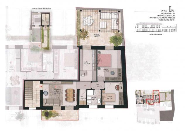 Appartamento in vendita a Cascina 82 mq Rif: 1224537