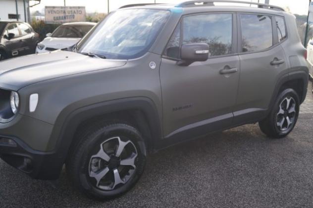 JEEP Renegade 1.3 T4 240CV PHEV 4xe AT6 Trailhawk VERDE OPACO rif. 23162781 - Foto 2