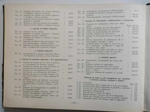Volume 1963 SCHEMI ELETTRICI impianti illuminazione FILIPPO TIBERIO - Foto 6