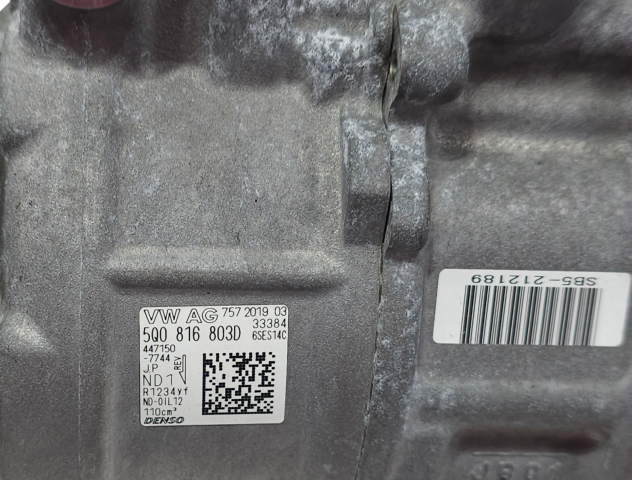COMPRESSORE A/C AUDI Q3 Serie (F3B) 5Q0816803D DADA, DPCA Benzina 1500 (18) - Foto 11
