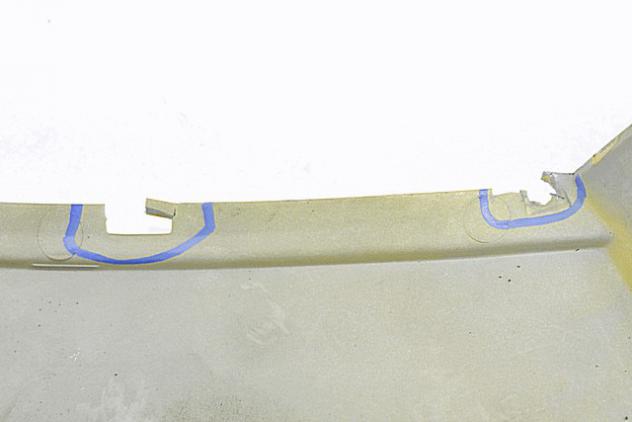 CARENA RIVESTIMENTO SCATOLA FILTRO ARIA BMW F 650 GS R13 1999 - 2007 46637673204 AIR BOX FAIRING ATTACCHI ROTTI CON CREPA - Foto 4